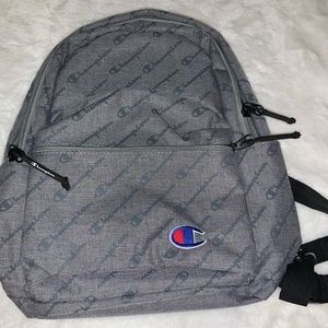 gray mini champion backpack